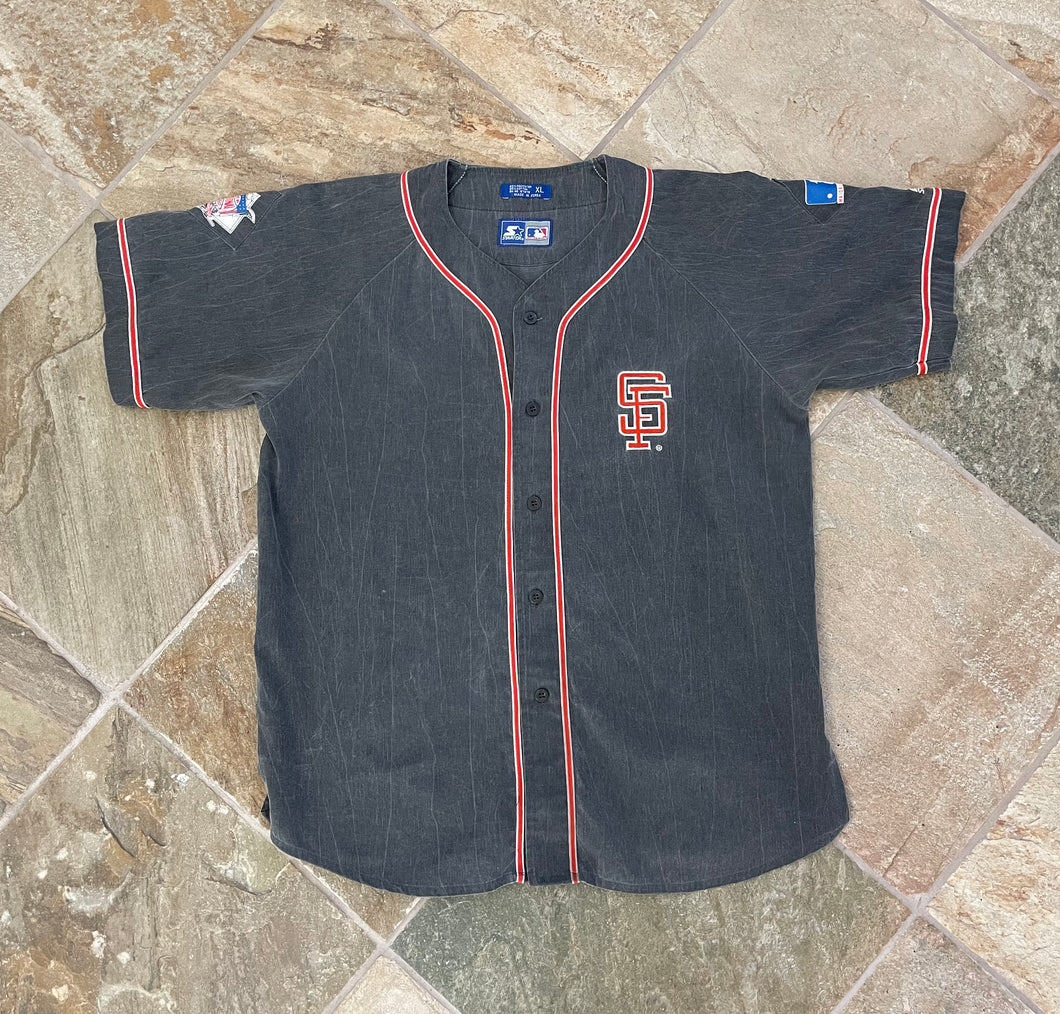 Vintage San Francisco Giants Starter Baseball Jersey, Size XL