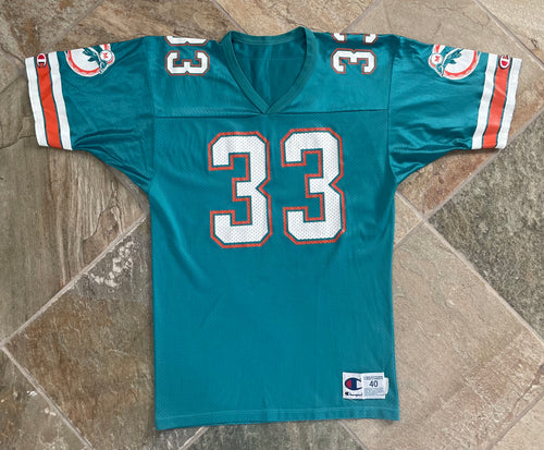 Vintage Miami Dolphins Karim Abdul-Jabbar Champion Football Jersey, Size 40, Medium