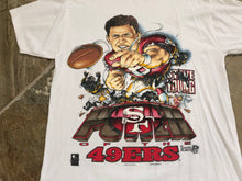 Load image into Gallery viewer, Vintage San Francisco 49ers Steve Young Shirt Explosion Football Tshirt, Size Large