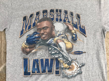 Load image into Gallery viewer, Vintage St. Louis Rams Marshall Faulk Cartoon Football Tshirt, Size Large