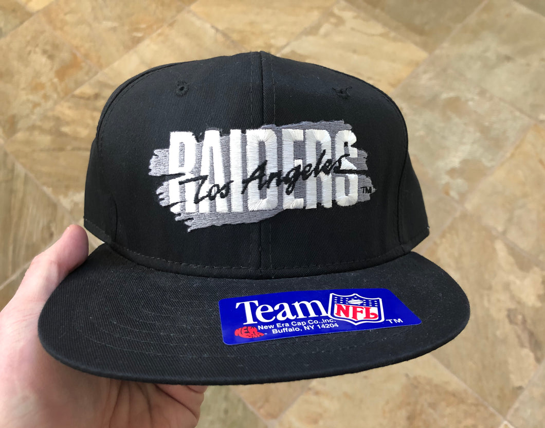 Vintage 90s Los Angeles Raiders New Era Snapback Football Hat