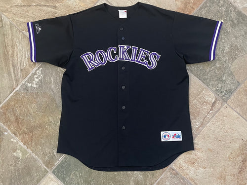 Vintage Colorado Rockies Majestic Baseball Jersey, Size XL