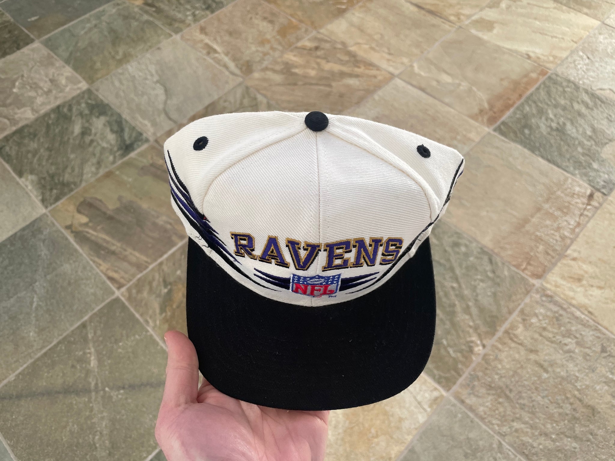 Vintage Rare Vintage 90s Baltimore Ravens Diamond Logo Athletic Hat