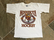 Load image into Gallery viewer, Vintage Minnesota Golden Gophers College Hockey Tshirt, Size Medium