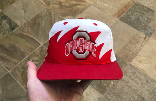 Vintage Ohio State Buckeyes Logo 7 Sharktooth Snapback College Hat