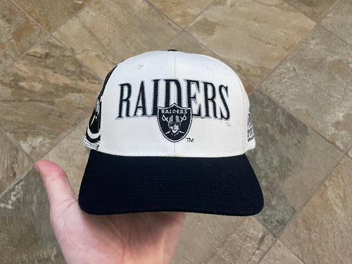 Vintage Oakland Raiders Sports Specialties Laser Snapback Football Hat