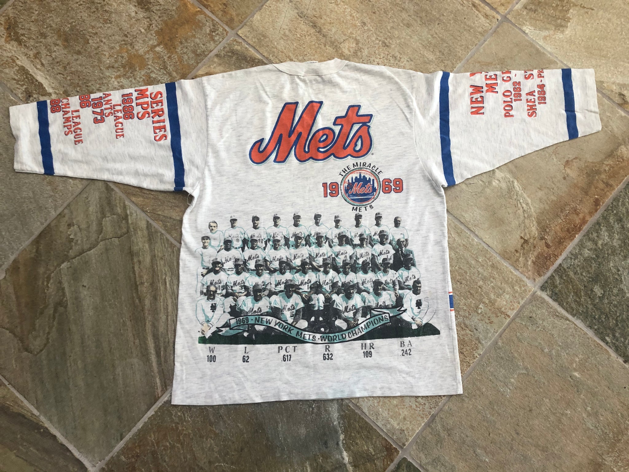 1969 MIRACLE METS Print New York Mets Vintage Baseball 