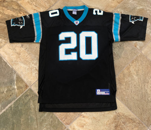 Vintage Carolina Panthers Deshaun Foster Reebok Football Jersey, Size Large