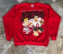 Load image into Gallery viewer, Vintage San Francisco 49ers Flintstones Cartoon Football Sweatshirt, Size Large