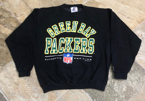 Vintage Green Bay Packers Logo Athletic Football Sweatshirt, Size XL