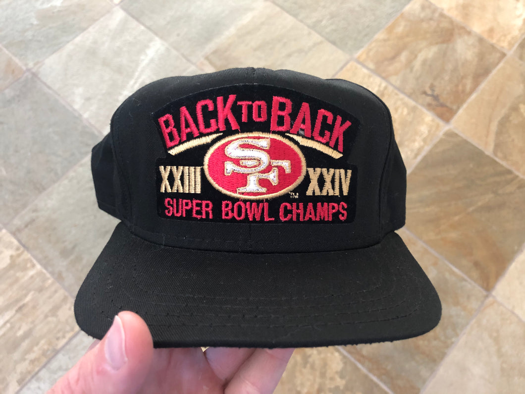 Vintage San Francisco 49ers AJD Super Bowl Snapback Football Hat