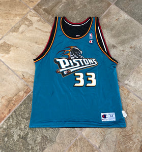 Vintage Chicago Bulls Detroit Pistons Jordan Hill Reversible Champion Basketball Jersey, Size  44, large