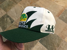 Load image into Gallery viewer, Vintage Seattle SuperSonics Logo Athletic Sharktooth Snapback Basketball Hat