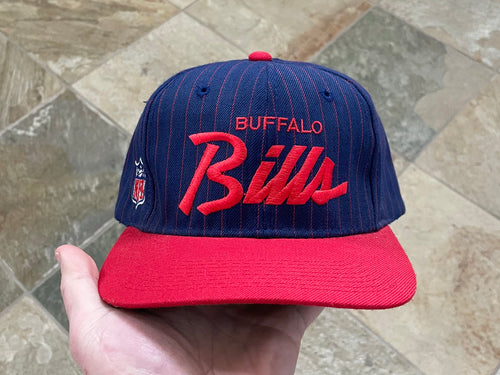 Vintage Buffalo Bills Sports Specialties Script Snapback Football Hat