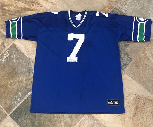 Vintage Seattle Seahawks John Kitna Puma Football Jersey, Size Adult 2XL