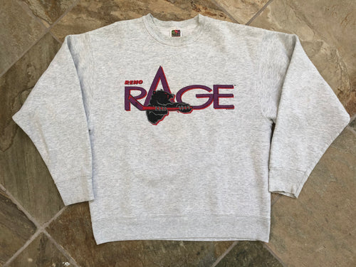 Vintage Reno Rage WCHL Hockey Sweatshirt, Size Large