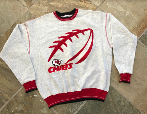 Vintage Kansas City Chiefs Legends Athletic Crewneck Football Sweatshirt, Size Adult Large