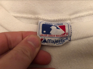 Vintage San Francisco Giants Majestic Crewneck Baseball Jacket, Size Large