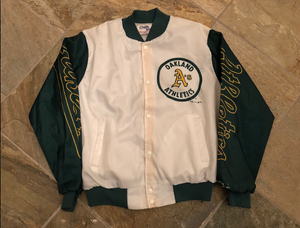 Vintage Oakland Athletics Chalk Line Fanimation Baseball Jacket, Size Adult Large