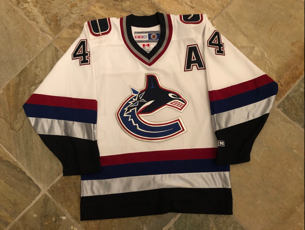 TODD BERTUZZI Vancouver Canucks 2002 CCM Throwback NHL Hockey Jersey -  Custom Throwback Jerseys