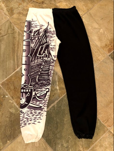 Vintage Los Angeles Raiders Chalk Line Fanimation Football Pants, Size Adult Large