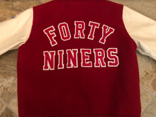 Load image into Gallery viewer, Vintage San Francisco 49ers Letterman Football Jacket, Youth XL
