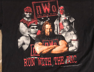 Vintage WCW NWO Wolf Pac Wrestling Tshirt, Size Adult XL