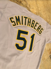 Load image into Gallery viewer, Vintage Oakland Athletics Game Worn Roger Smithberg Baseball Jersey, Size Adult Large, 46