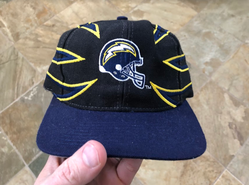 Vintage San Diego Chargers Drew Person Snapback Football Hat