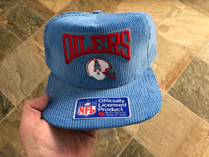 Vintage Houston Oilers Corduroy New Era Football Snapback