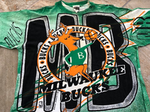 Load image into Gallery viewer, Vintage Milwaukee Bucks Magic Johnson Basketball Tshirt, Size Adult XL