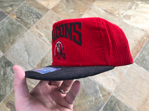 Vintage Atlanta Falcons Corduroy New Era Snapback Football Hat