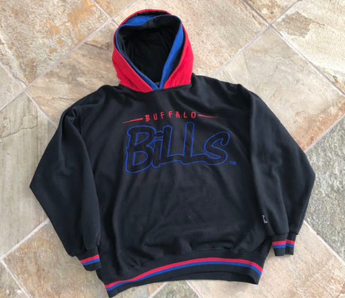 Vintage Buffalo Bills Starter Double Hood Football Sweatshirt, Size Adult XL
