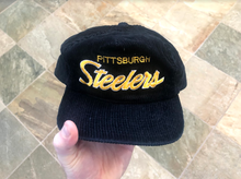 Load image into Gallery viewer, Vintage Pittsburgh Steelers Courdory Sports Specialties Script Football Hat