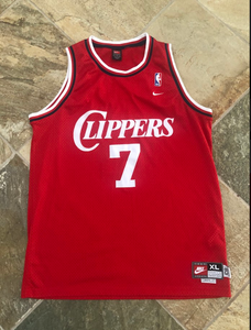 Throwback Los Angeles Clippers Lamar Odom Nike Basketball Jersey, Size Adult XL