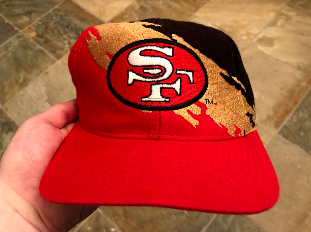 Vintage San Francisco 49ers Logo Athletic Splash Football Hat