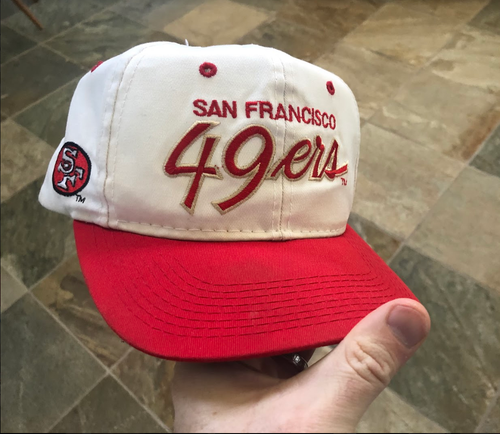 Vintage San Francisco 49ers Sports Specialties Twill Script Football Hat