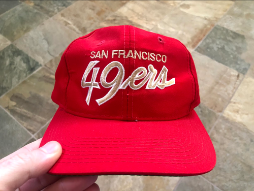 Vintage San Francisco 49ers Sports Specialties Twill Script Football Hat