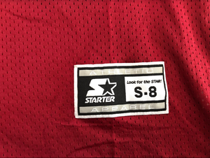 Vintage San Francisco 49ers Merton Hanks Starter Jersey, Size Youth Small 6-8