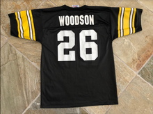 Load image into Gallery viewer, Vintage Pittsburgh Steelers Rod Woodson Jersey, Kids Clothing, Size youth Large 14-16