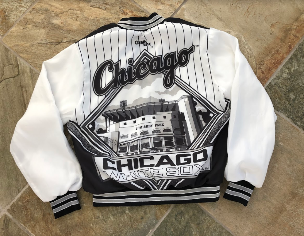 Vintage Chicago White Sox Chalk Line Fanimation Baseball Jacket, Size Adult Medium