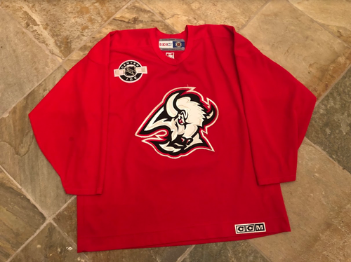 Vintage Buffalo Sabres CCM Center Ice Hockey Jersey, Size Adult XL