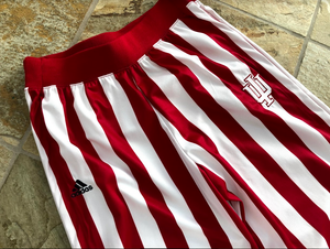 Indiana Hoosiers Adidas Candy Stripe College Pants, Size Youth XL