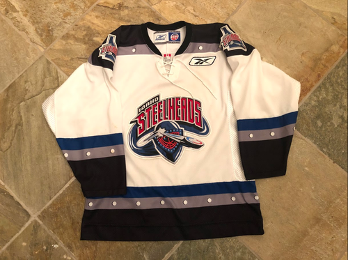 Vintage Idaho Steelheads Reebok ECHL Hockey Jersey, Size Adult Medium