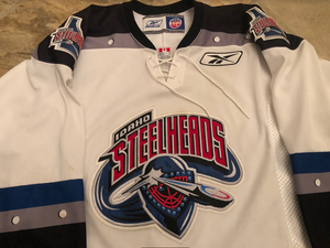Vintage Idaho Steelheads Reebok ECHL Hockey Jersey, Size Adult Medium