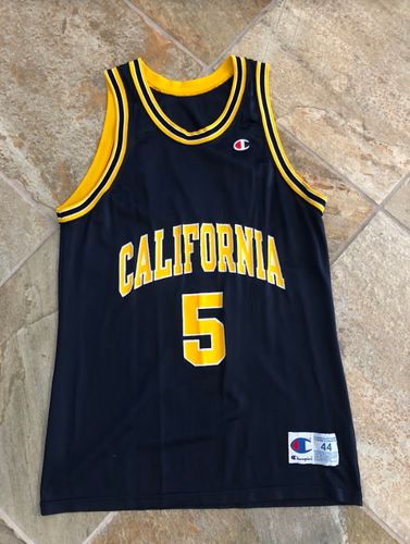 Vintage Cal Berkeley Jason Kidd Champion College Jersey, Size 44