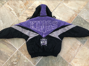 Vintage Sacramento Kings Pro Player Parka Basketball Jacket, Size Adult Medium
