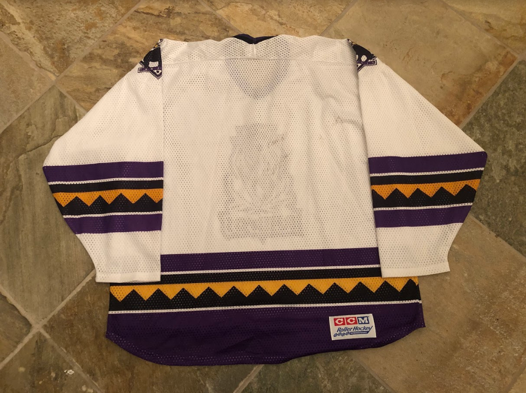 Vintage San Jose Rhinos Roller Hockey CCM Hockey Jersey Size