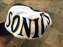 Load image into Gallery viewer, Vintage Seattle Supersonics Wraparound Script NBA Basketball Hat