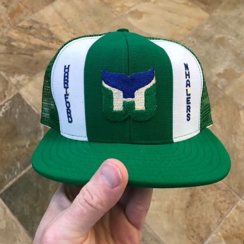 Vintage Hartford Whalers AJD Trucker Snapback Hockey Hat